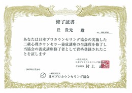 巧手匠-丘贵光荣誉资质证书